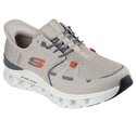Skechers schoen taupe-thumb-3