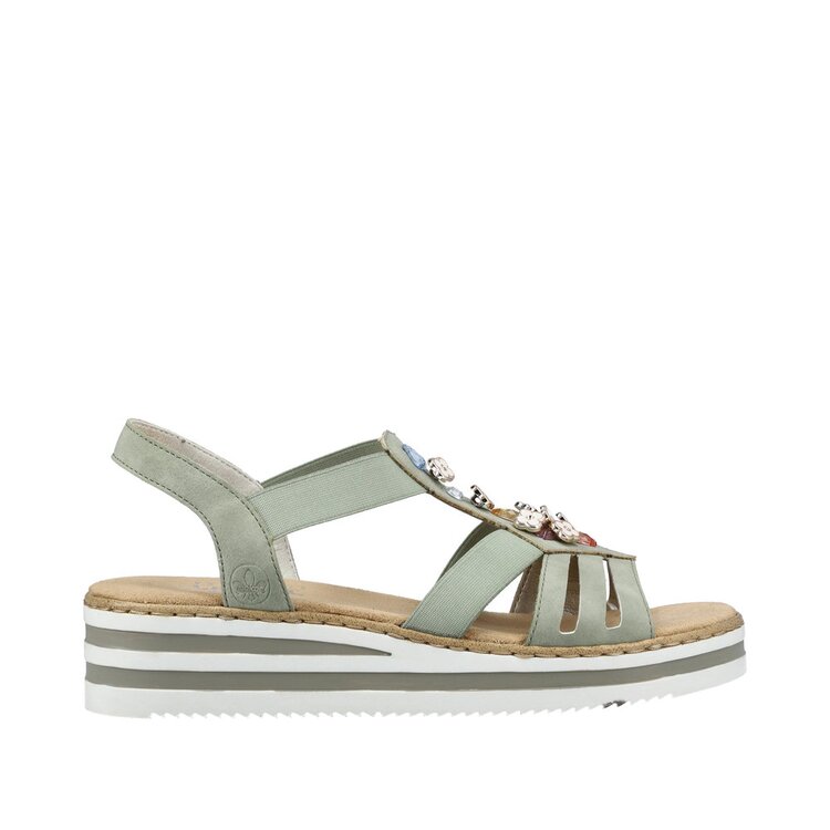 Rieker sandaal groen tweede thumbnail