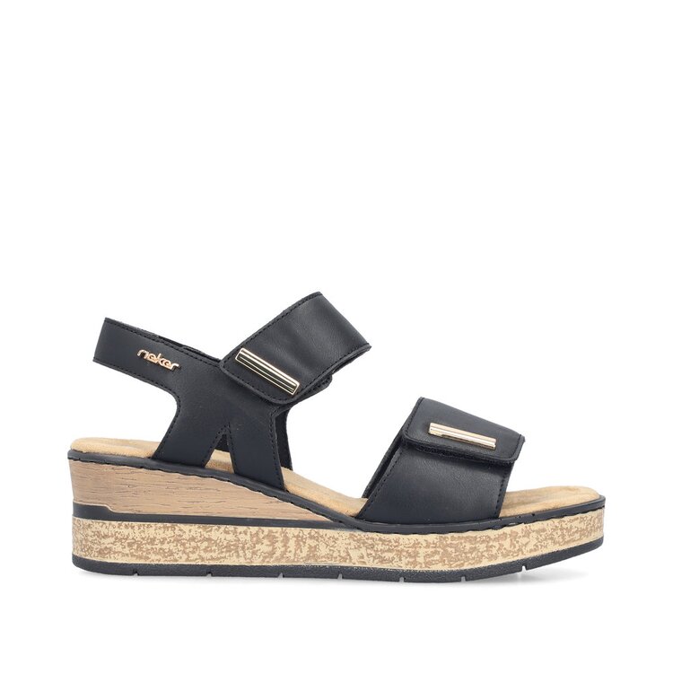 Rieker sandaal zwart tweede thumbnail