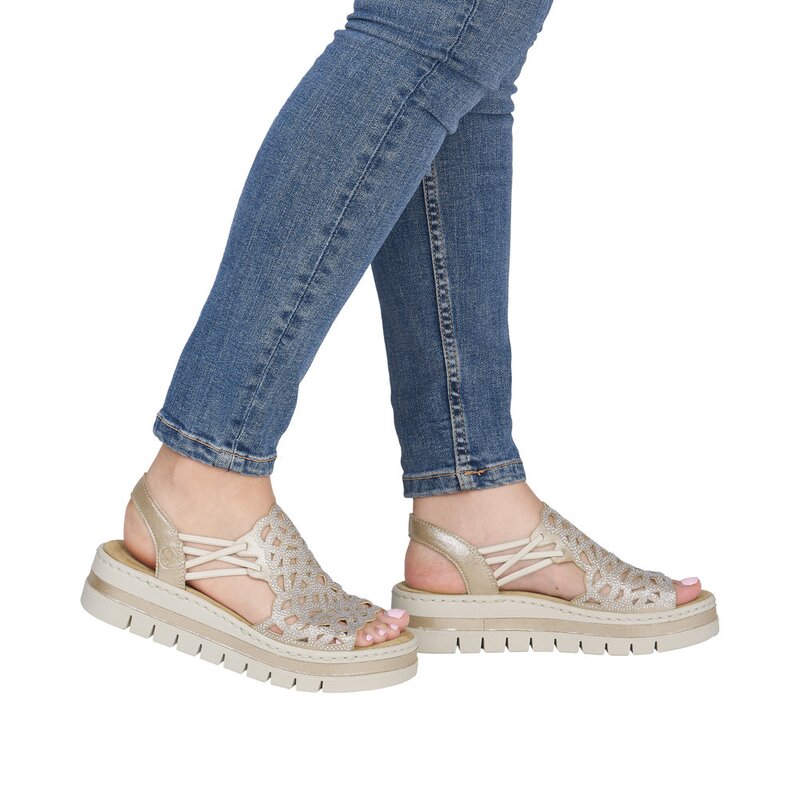 Rieker sandaal beige-photo-8