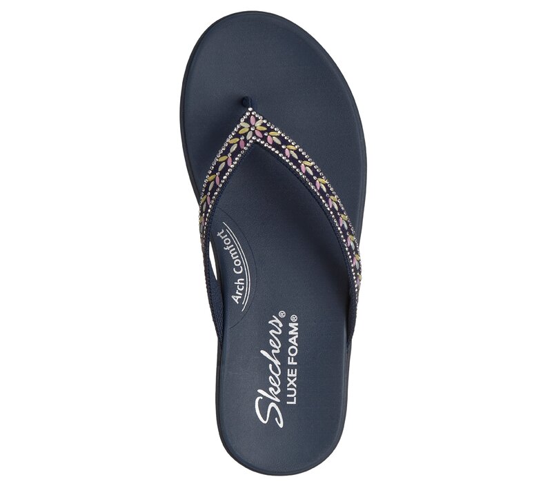 Skechers teenslipper blauw-photo-5