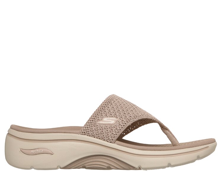 Skechers teenslipper beige tweede thumbnail