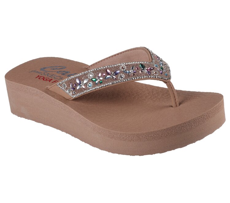 Skechers teenslipper mocca tweede thumbnail