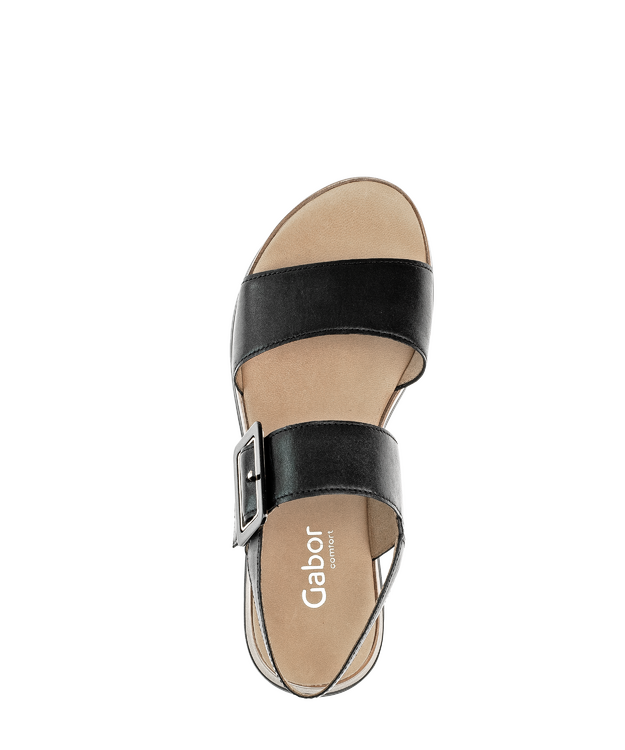 Gabor sandaal zwart tweede thumbnail