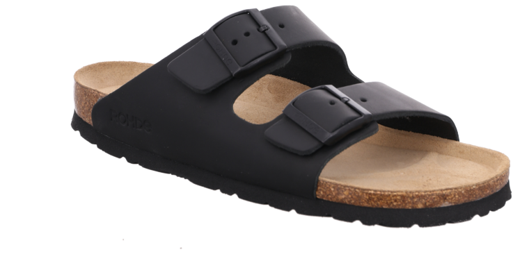 Rohde pantoffel zwart eerste thumbnail