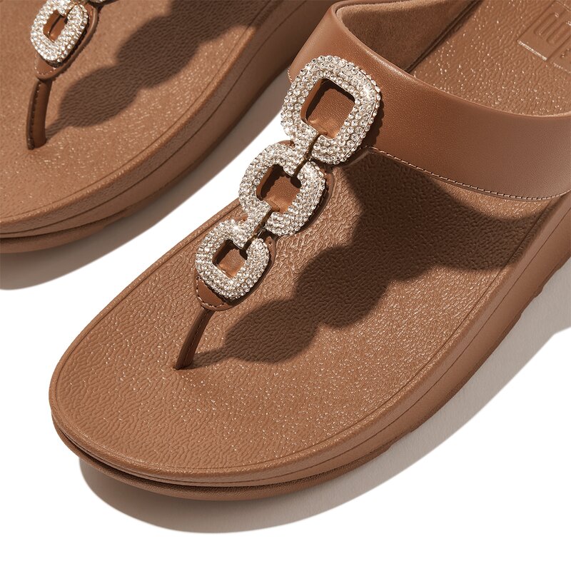 Fitflop teenslipper cognac-photo-4