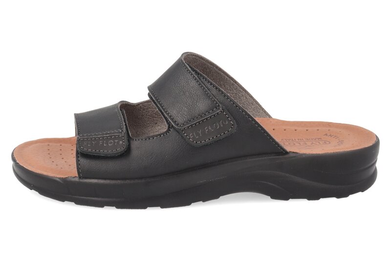 Fly flot pantoffel zwart-photo-1