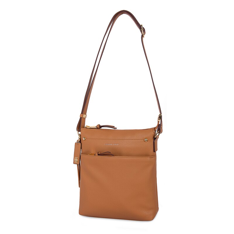 Laurent david handtassen cognac-photo-3