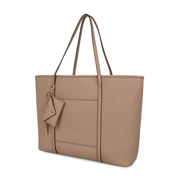 Laurent david handtassen taupe tweede thumbnail