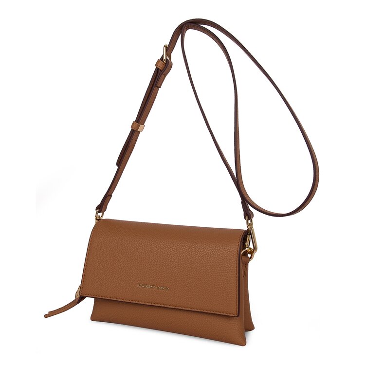 Laurent david handtassen cognac tweede thumbnail