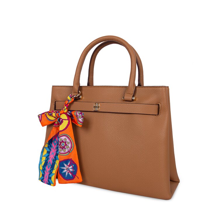 Laurent david handtassen cognac tweede thumbnail