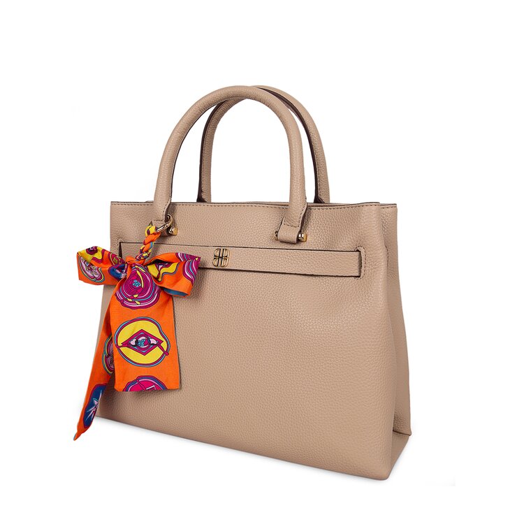 Laurent david handtassen taupe tweede thumbnail