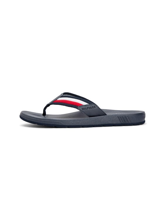 Tommy hilfiger teenslipper blauw eerste thumbnail