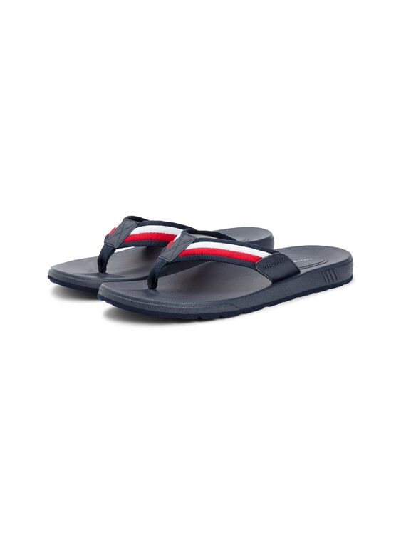 Tommy hilfiger teenslipper blauw tweede thumbnail