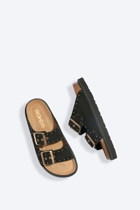 Rohde pantoffel zwart-photo-4