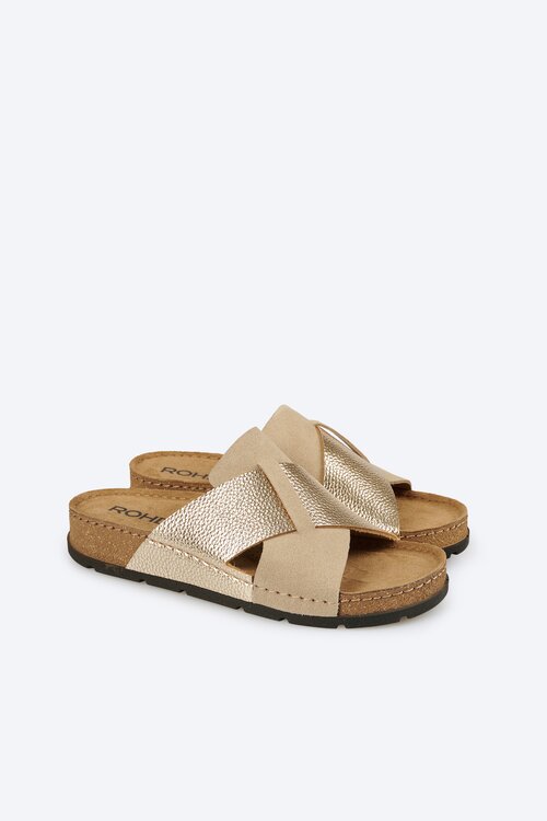 Rohde pantoffel beige tweede thumbnail