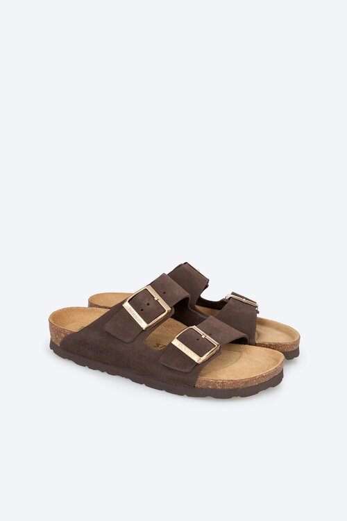 Rohde pantoffel bruin tweede thumbnail