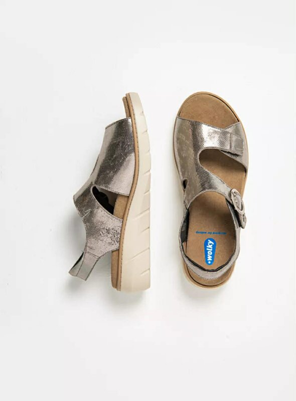 Wolky sandaal zilver-photo-2