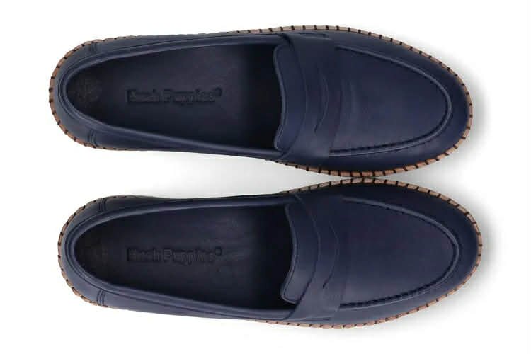 Hush puppies schoen blauw-photo-3