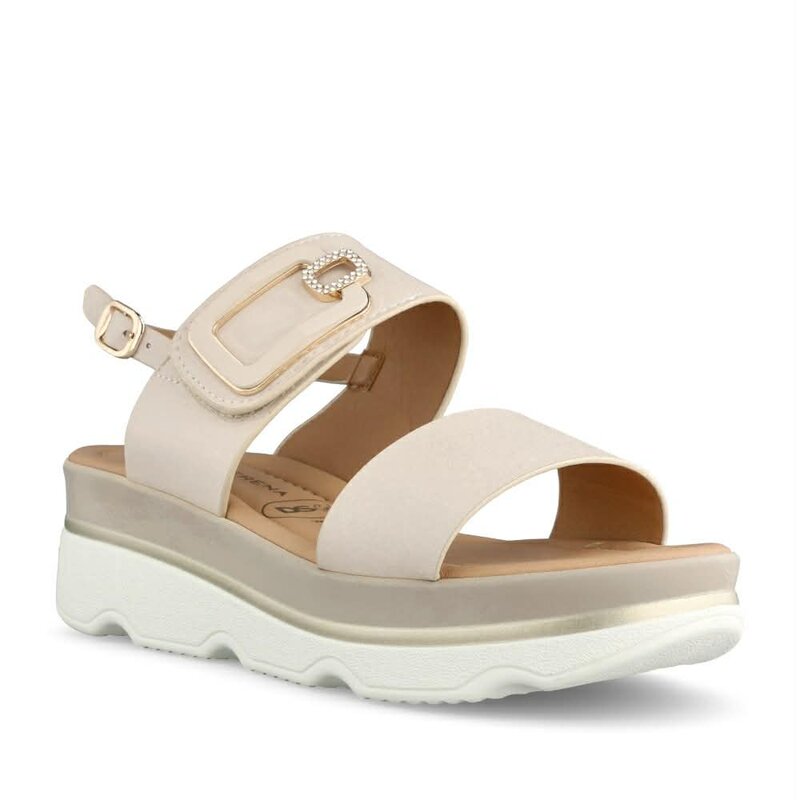 Donna serena schoen beige-photo-2