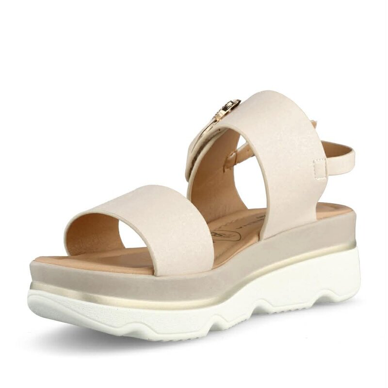 Donna serena schoen beige-photo-4