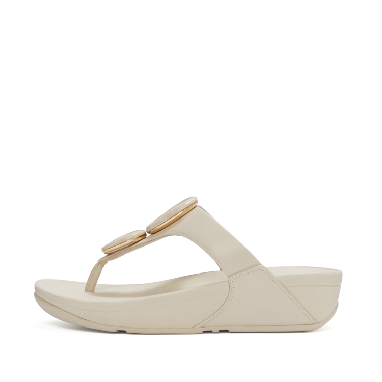 Fitflop teenslipper beige eerste thumbnail