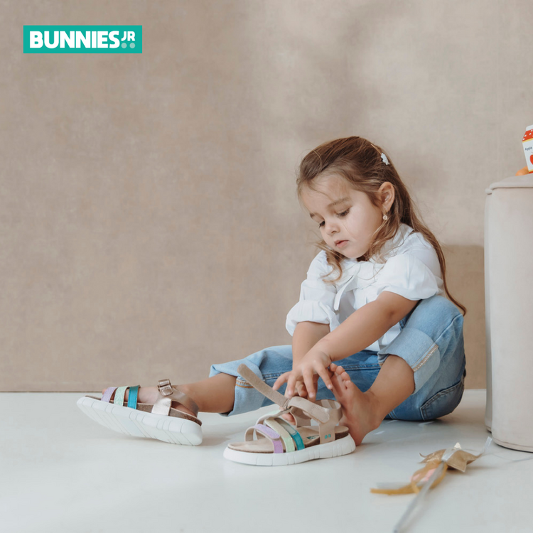 Bunnies sandaal rosÉ tweede thumbnail