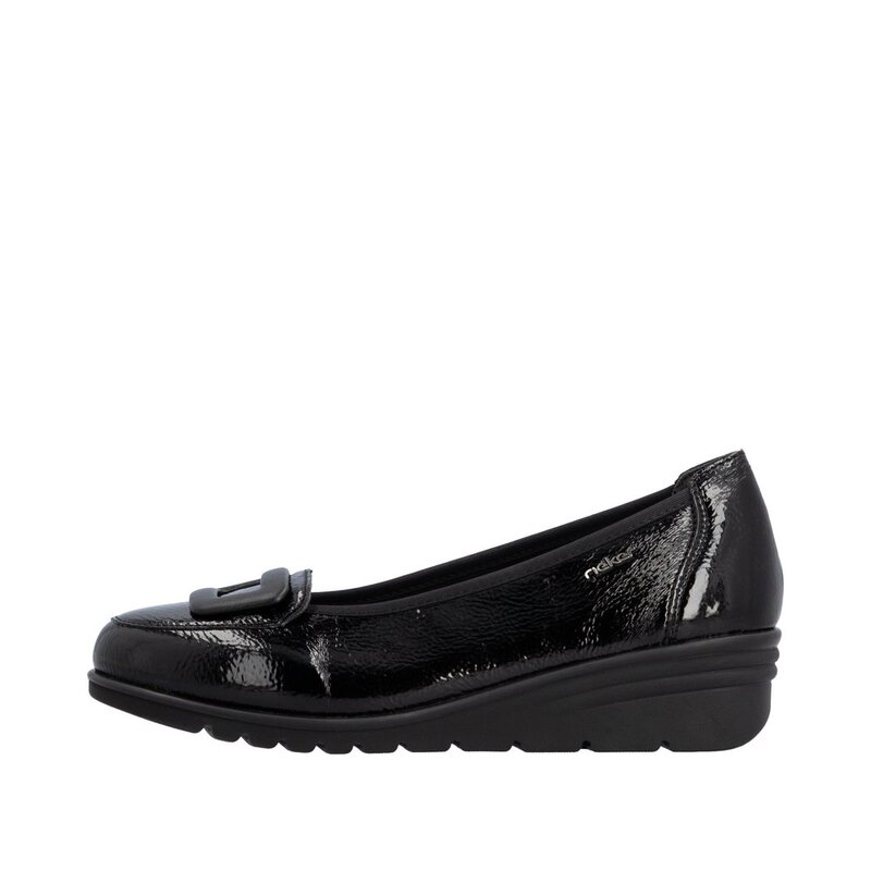 Rieker ballerina zwart-photo-1