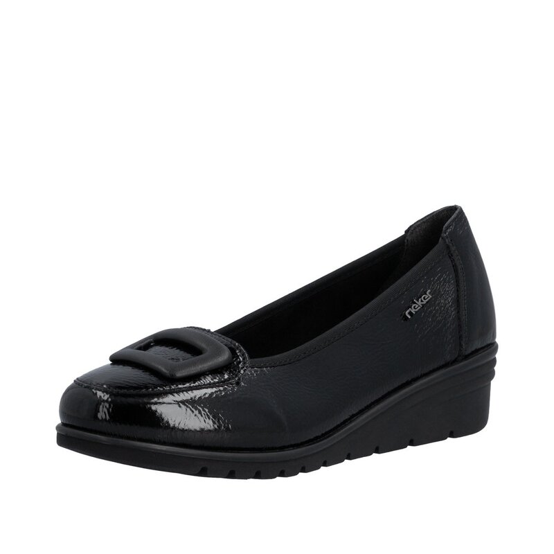 Rieker ballerina zwart-photo-3