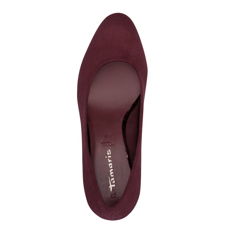 Tamaris pump bordeau-photo-5