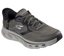 Skechers schoen taupe-thumb-4
