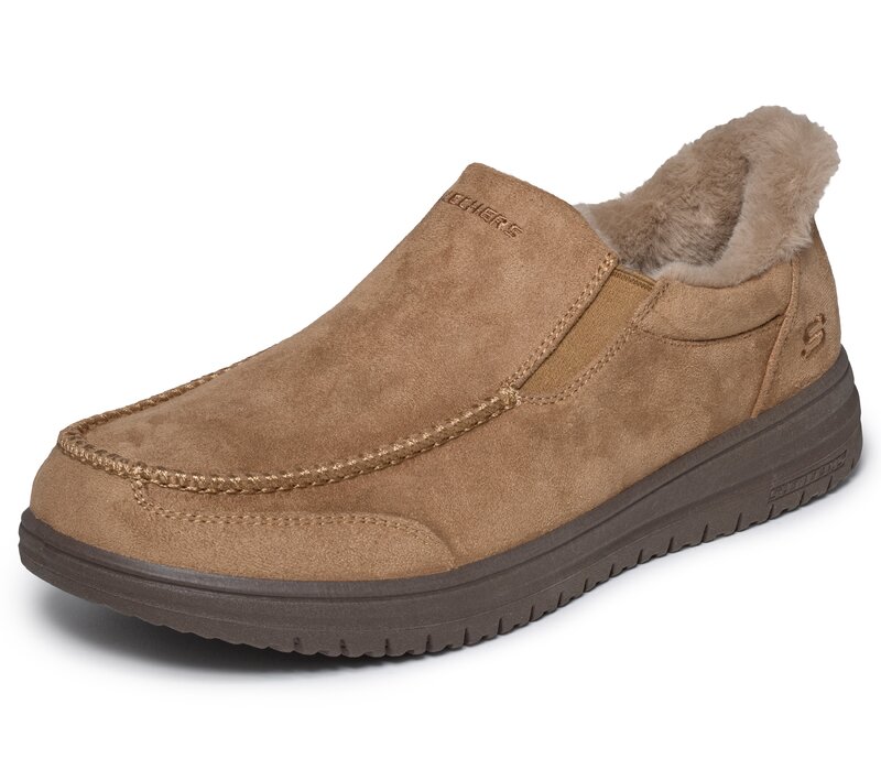 Skechers pantoffel cognac-photo-3