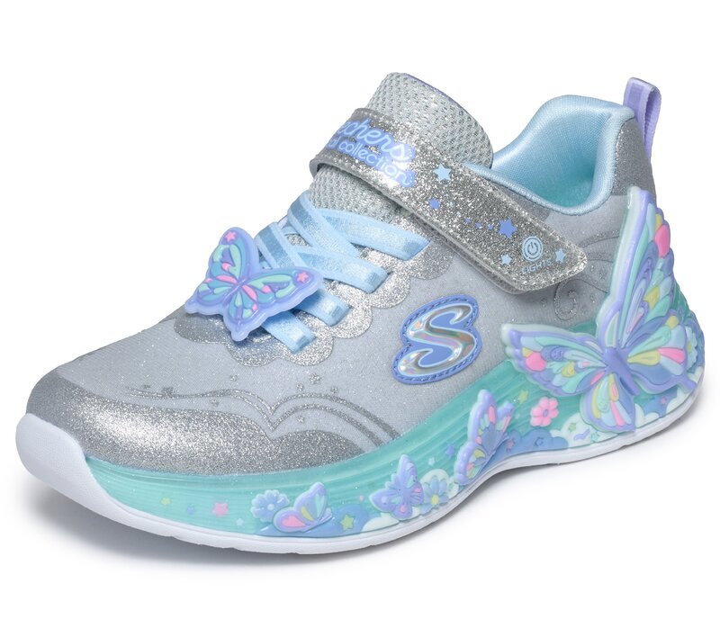 Skechers schoen licht blauw-photo-3