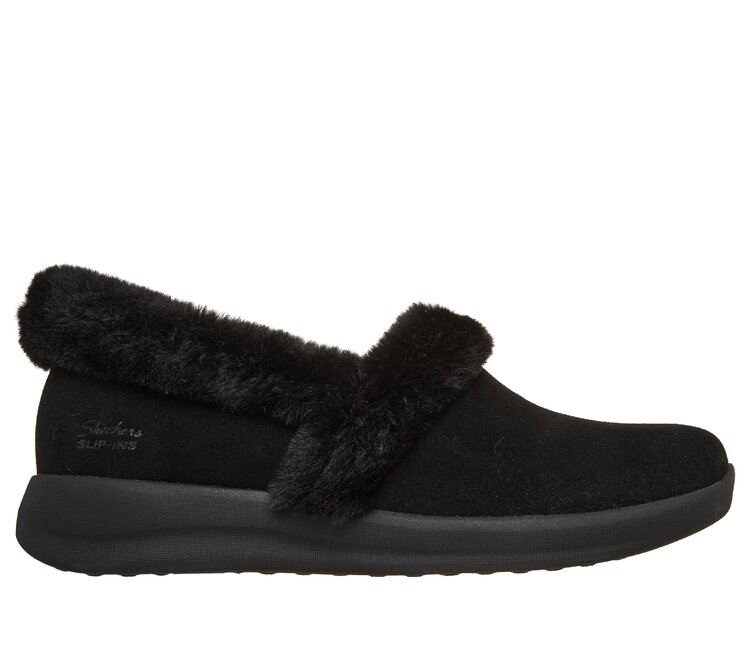 Skechers pantoffel zwart eerste thumbnail