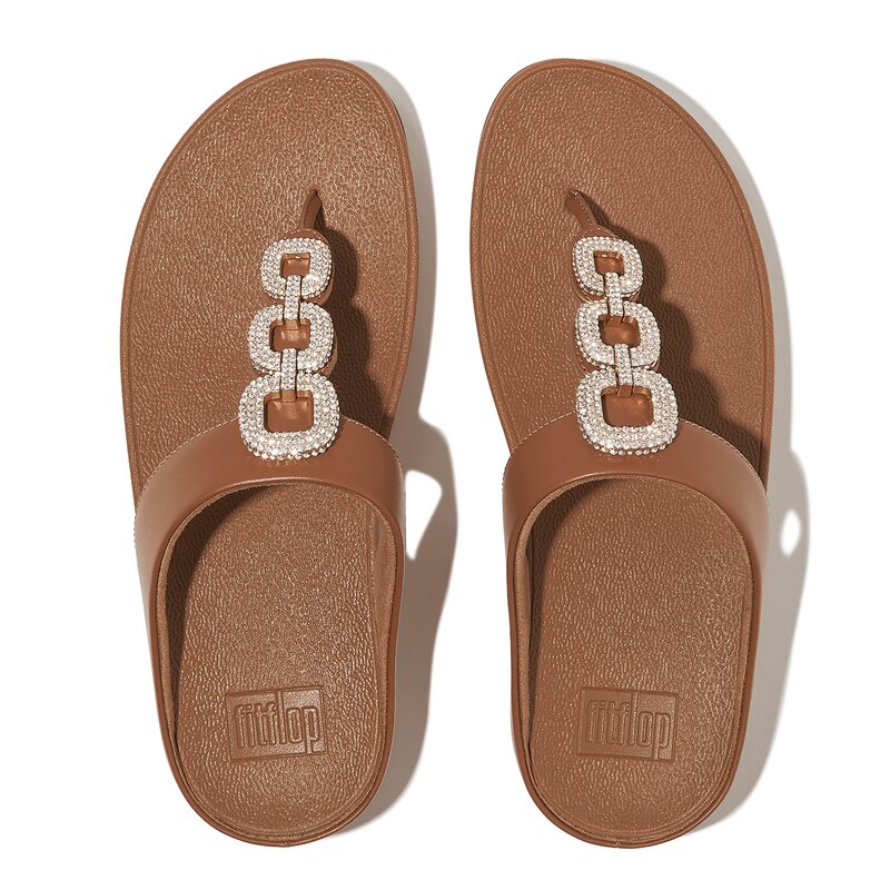 Fitflop teenslipper cognac-photo-3