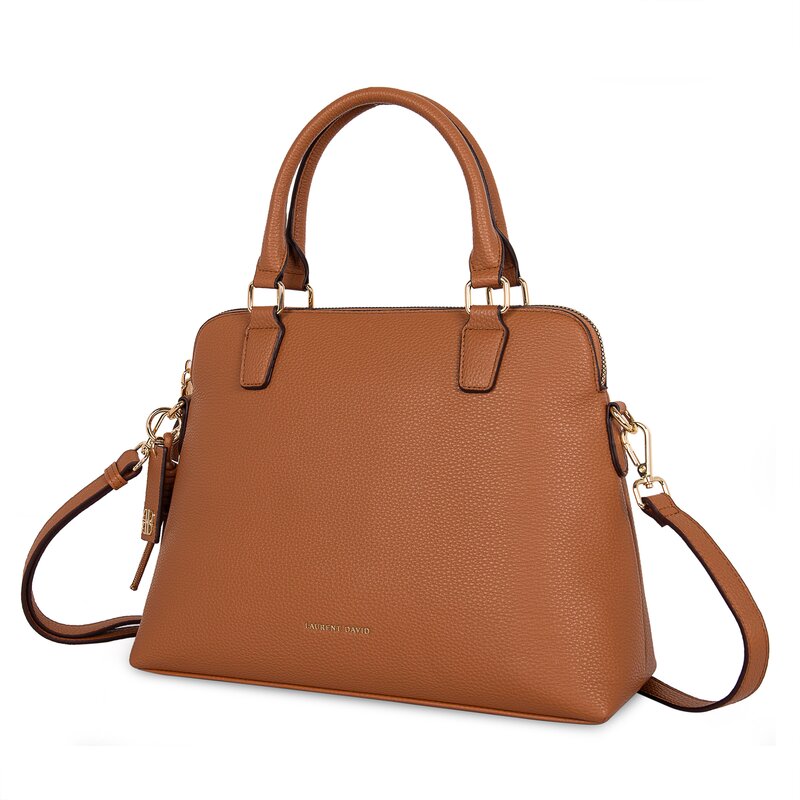 Laurent david handtassen cognac-photo-3