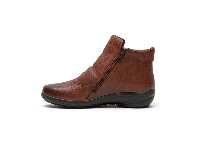 Comfort schoen cognac tweede thumbnail