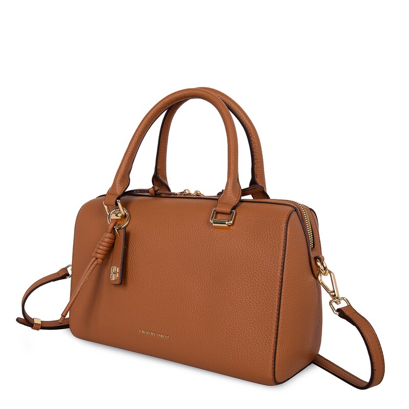 Laurent david handtassen cognac-photo-3