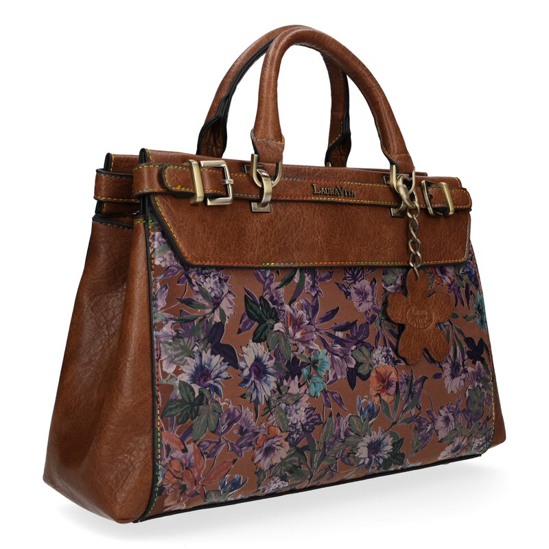 Laura vita handtassen camel-photo-3