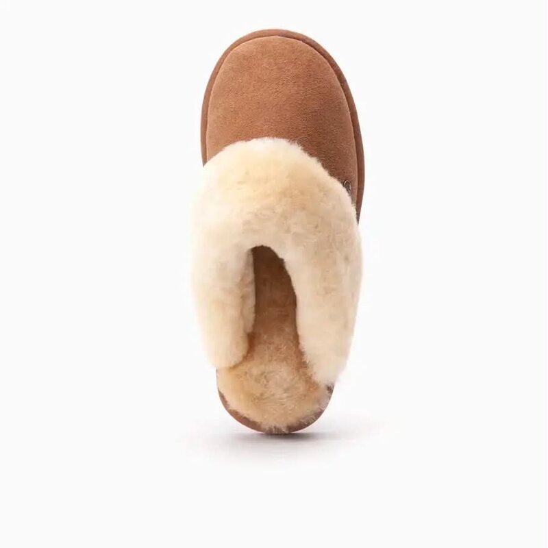 Warmbat pantoffel cognac-photo-2