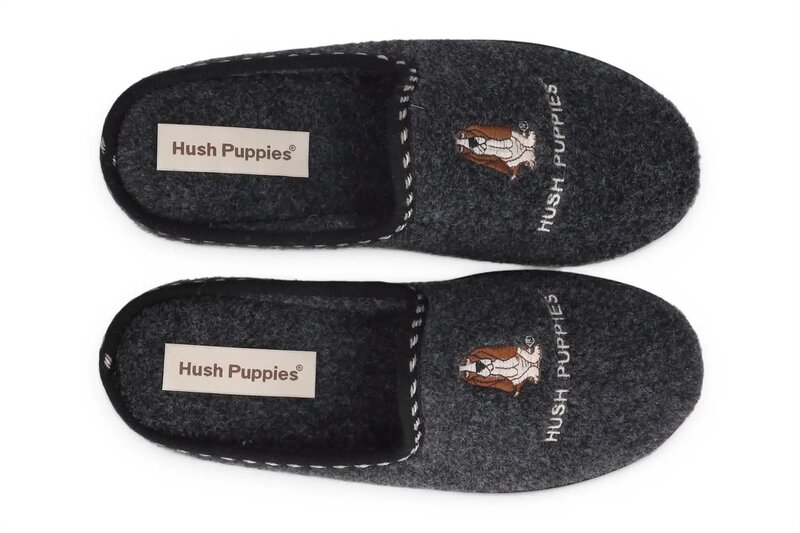 Hush puppies pantoffel grijs-photo-3