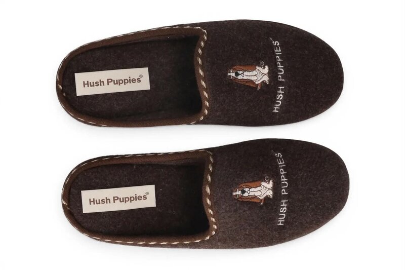 Hush puppies pantoffel bruin-photo-3