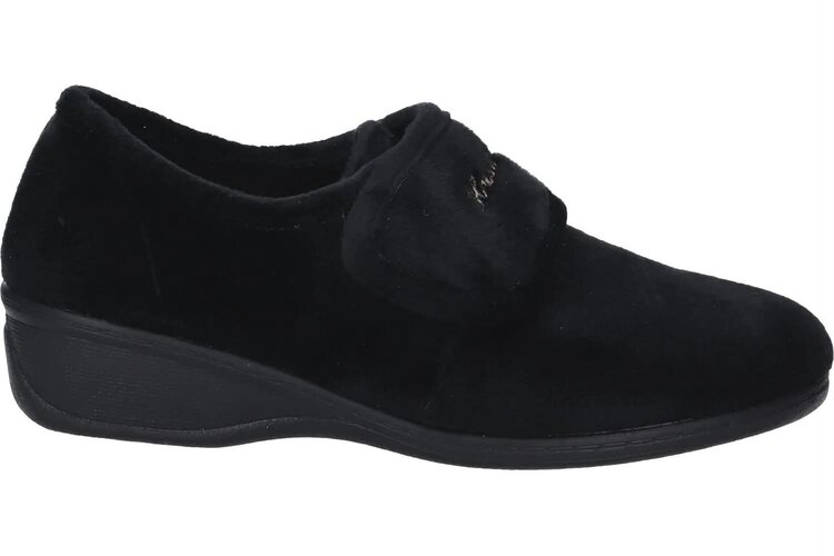 Hush puppies pantoffel zwart eerste thumbnail