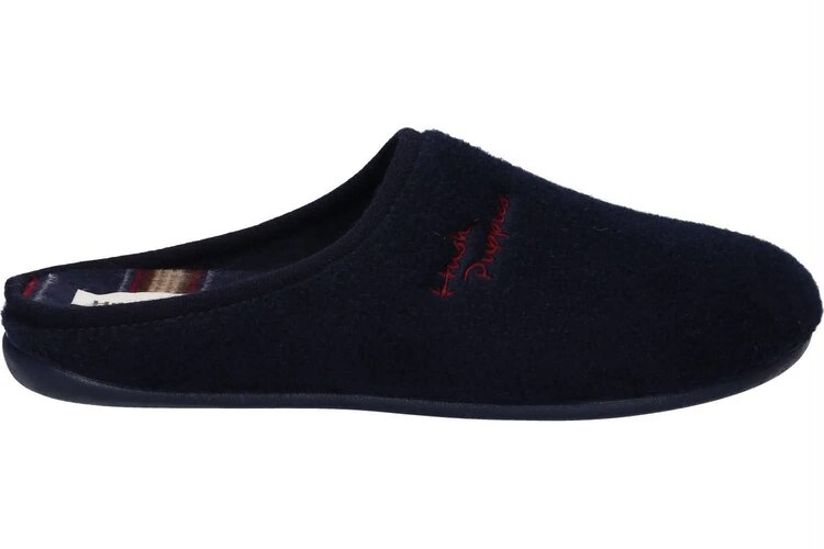 Hush puppies pantoffel blauw eerste thumbnail
