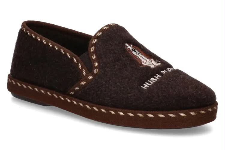 Hush puppies pantoffel bruin eerste thumbnail