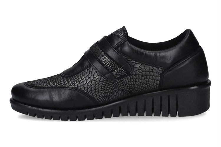 Hush puppies schoen zwart tweede thumbnail
