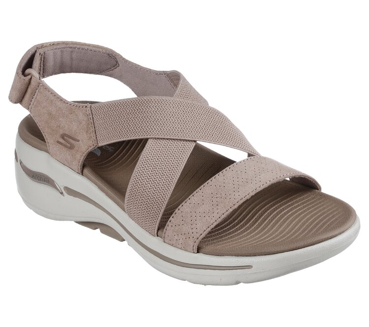 Skechers sandaal beige tweede thumbnail