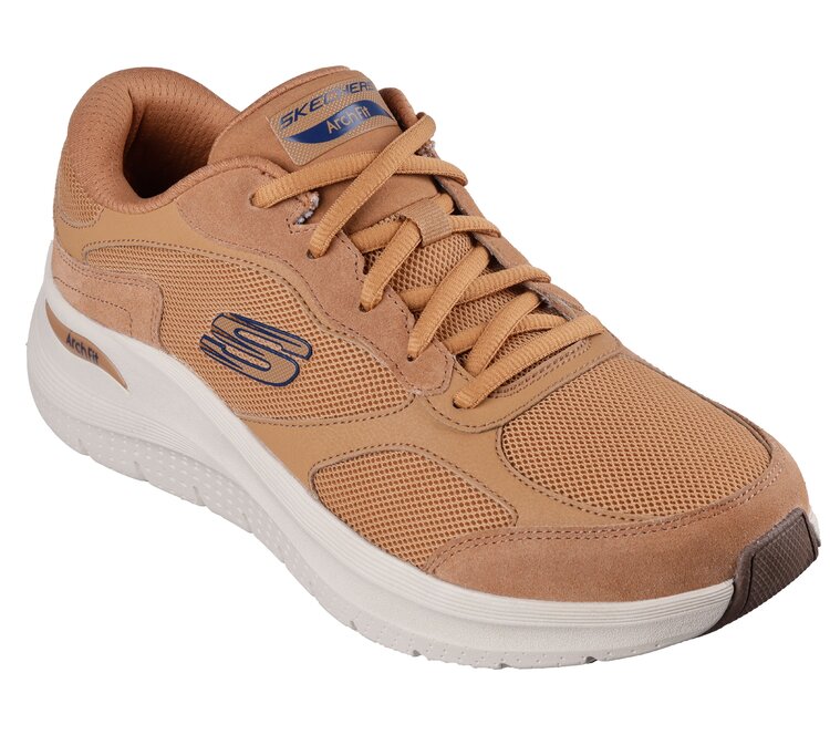 Skechers schoen cognac tweede thumbnail