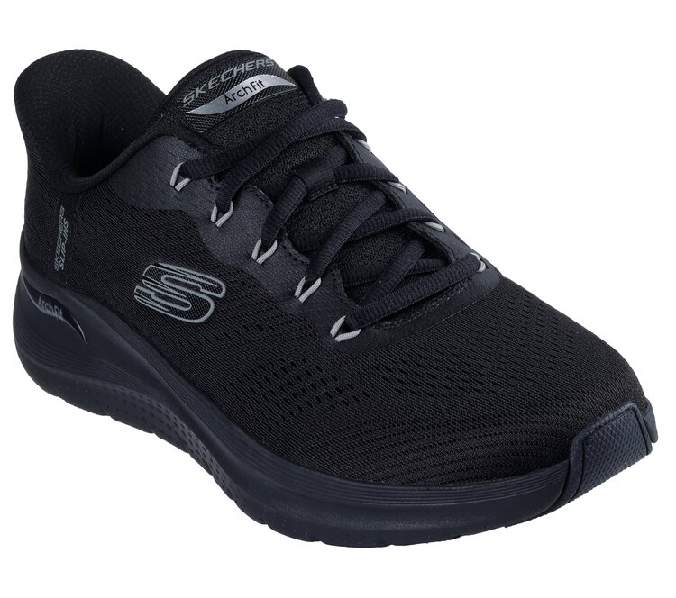 Skechers schoen zwart tweede thumbnail