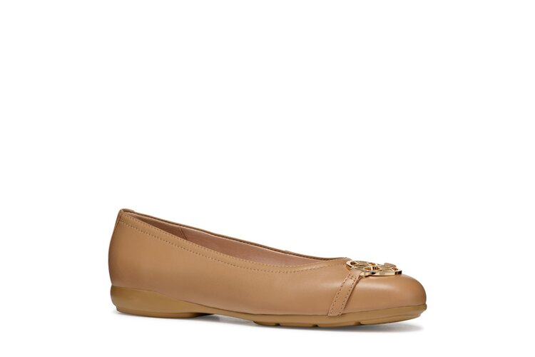 Geox ballerina cognac tweede thumbnail